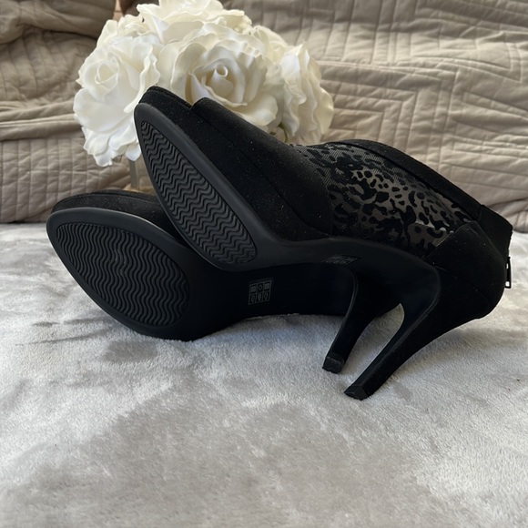 MODA black open toed heel 8 - Picture 7 of 11